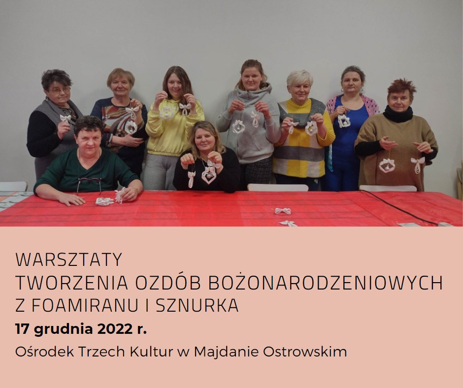 Warsztaty Tworzenia Ozdób w Majdanie Ostrowskim